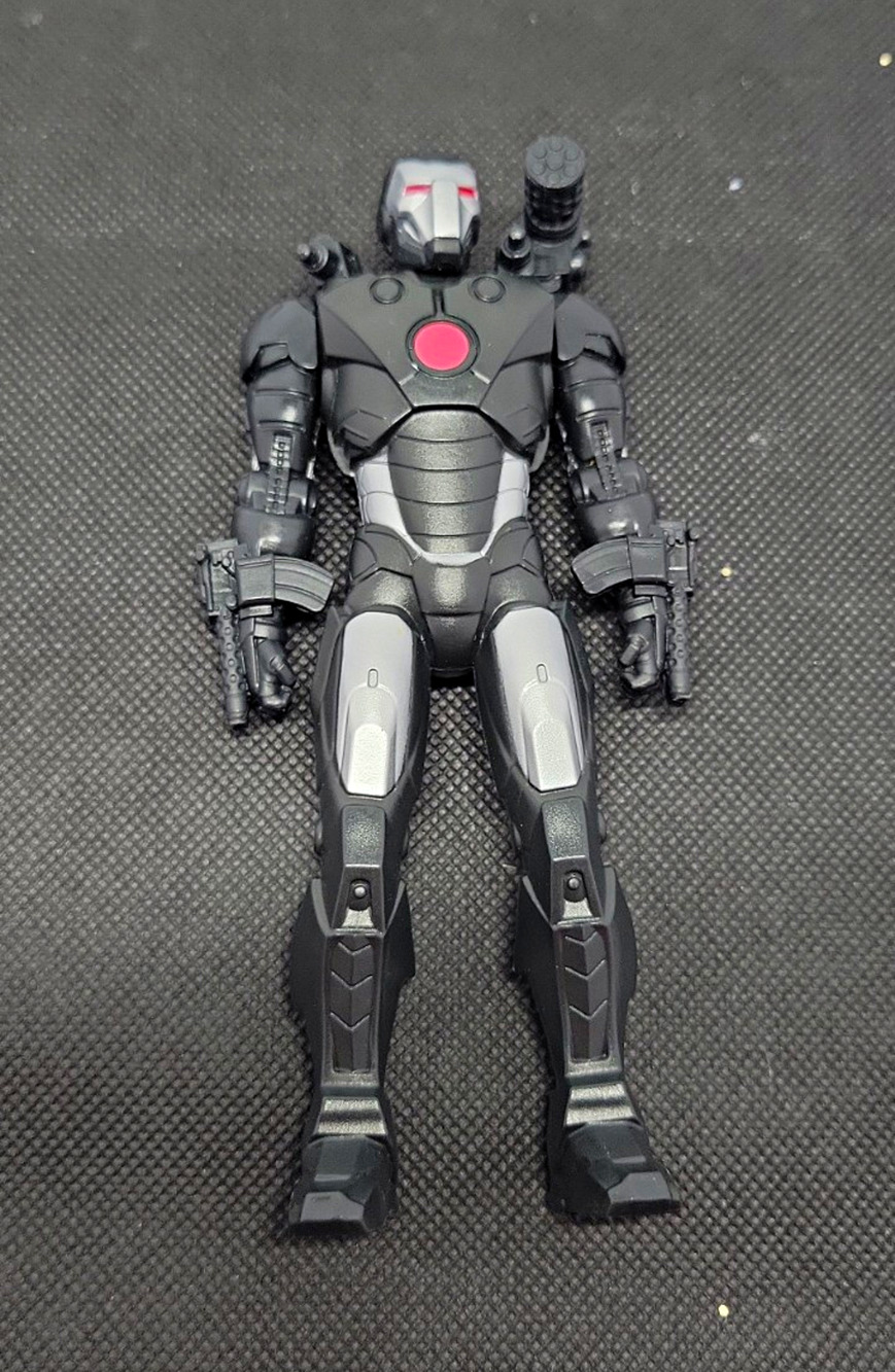 Marvel War Machine Action Figure 6" Black Silver Red Plastic w/ Gun